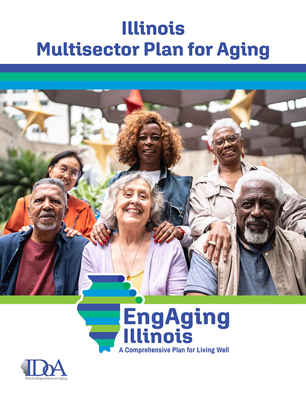Cover of EngAging Illinois Multisector Plan for Aging